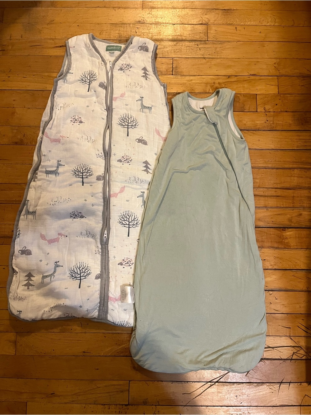 Baby Sleeping Bags Bundle Molis & Co 6-18 Mths & BubblePanda M 6-12 Mths Unisex